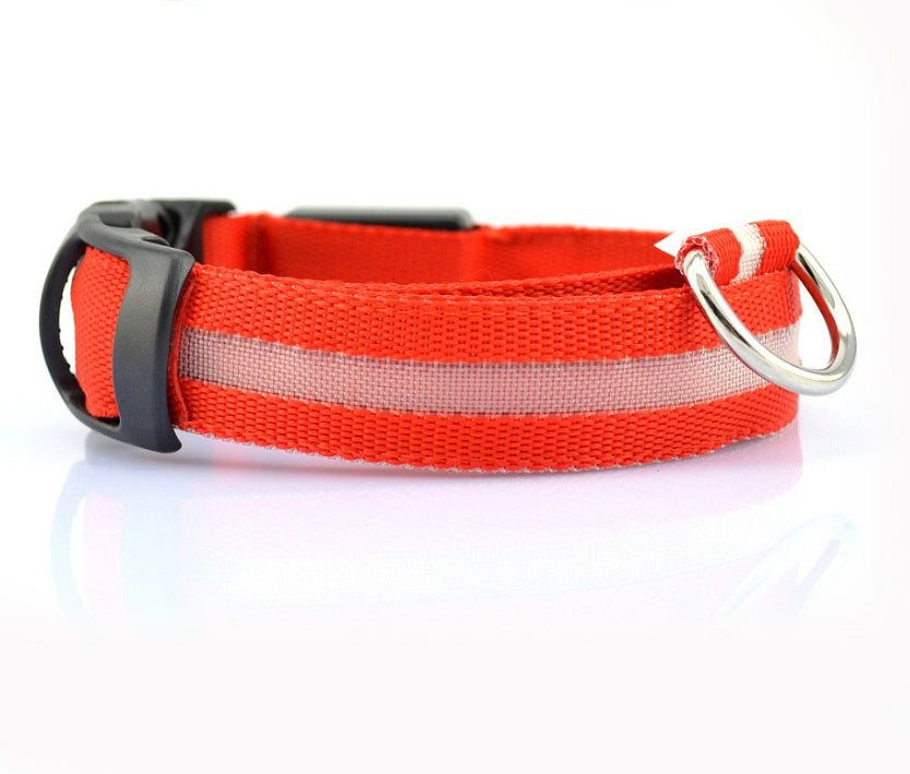 Houbli LED Hundehalsband – Sicher & Sichtbar bei Nacht